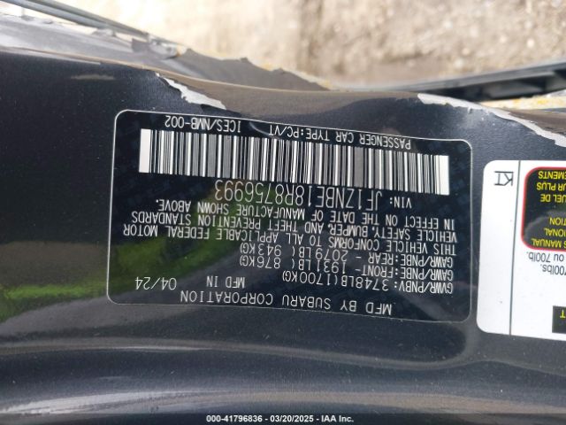 2024 TOYOTA GR86 JF1ZNBE18R8756993 Photo 8