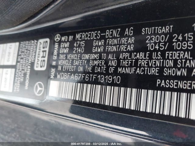 1996 MERCEDES-BENZ SL WDBFA67F6TF131910 Photo 8