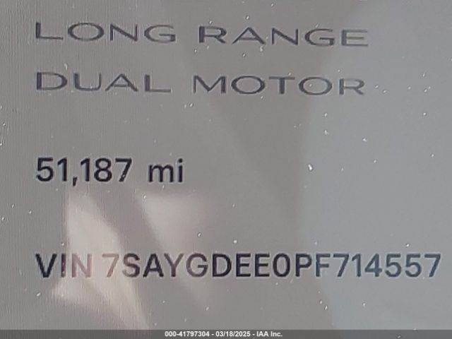 7SAYGDEE0PF714557 Tesla Model Y
