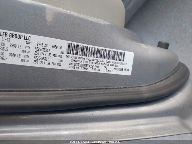 2C4RC1GG6ER234356 Chrysler Town & Country Limited