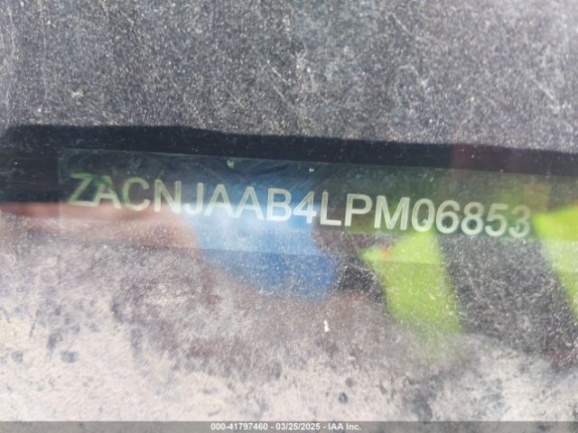ZACNJAAB4LPM06853 Jeep Renegade Jeepster Fwd