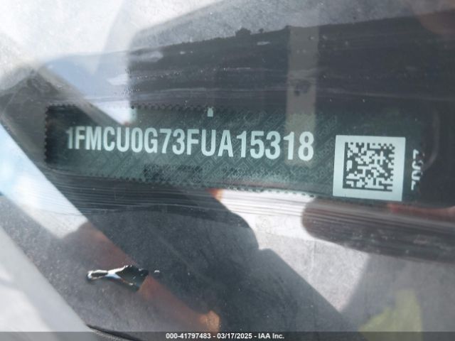 1FMCU0G73FUA15318 Ford ESCAPE SE