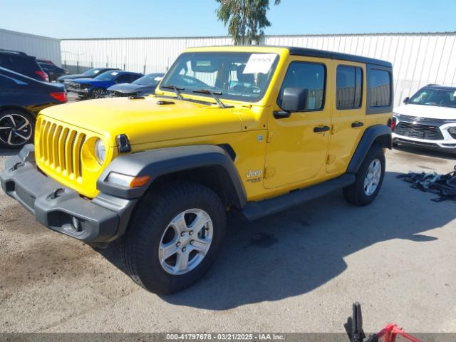 1C4HJXDN6KW593281 Jeep Wrangler Unlimited Sport S 4x4