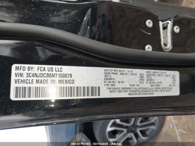 3C4NJDCB6NT150079 Jeep Compass Limited 4x4