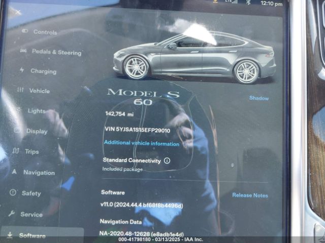 5YJSA1S15EFP29010 Tesla MODEL S