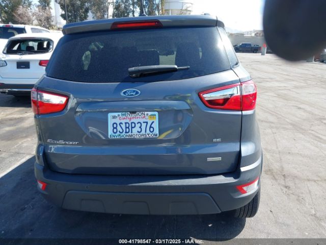 MAJ3S2GE9LC349493 Ford Ecosport Se