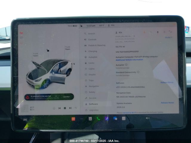 7SAYGDEE2PF632121 Tesla Model Y Awd/long Range Dual Motor All-wheel Drive