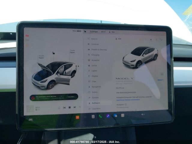 7SAYGDEE2PF632121 Tesla Model Y Awd/long Range Dual Motor All-wheel Drive