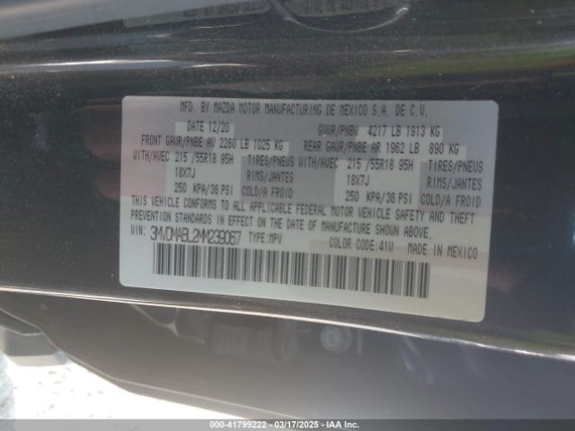 2021 MAZDA CX-30 3MVDMABL2MM239067 Photo 8