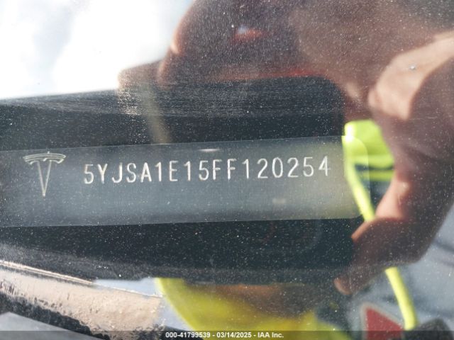 5YJSA1E15FF120254 Tesla Model S 60/70/85
