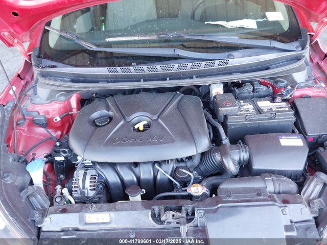 KMHDH4AE0GU531726 Hyundai ELANTRA SE