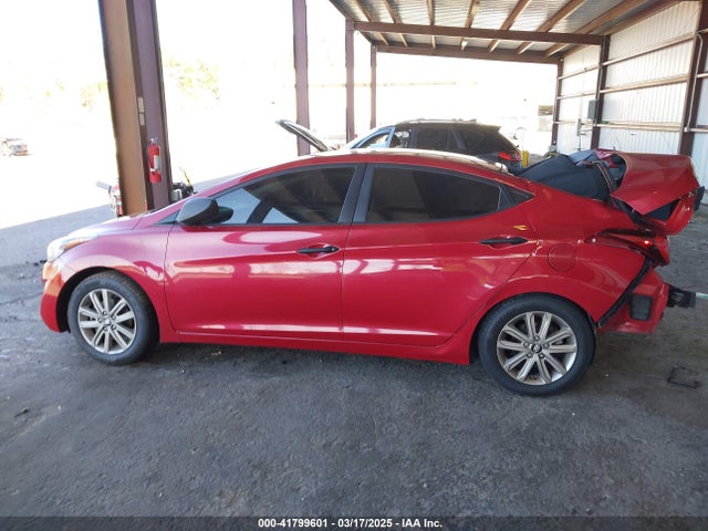 KMHDH4AE0GU531726 Hyundai ELANTRA SE