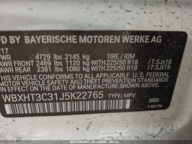 2018 BMW X1 WBXHT3C31J5K22765 Photo 8
