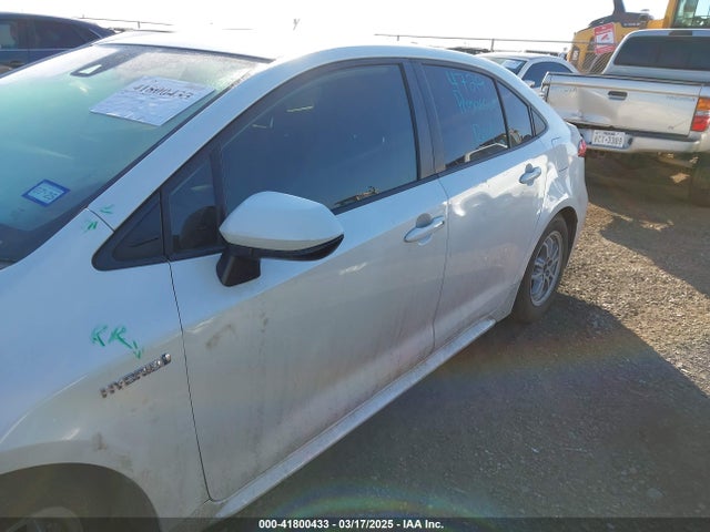 JTDEBRBE2LJ008225 Toyota Corolla Hybrid Le