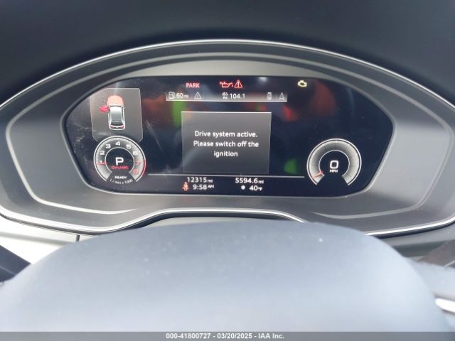 WA15AAFY3P2059381 Audi Q5 Sportback Premium Plus 45 Tfsi S Line Quattro S Tronic