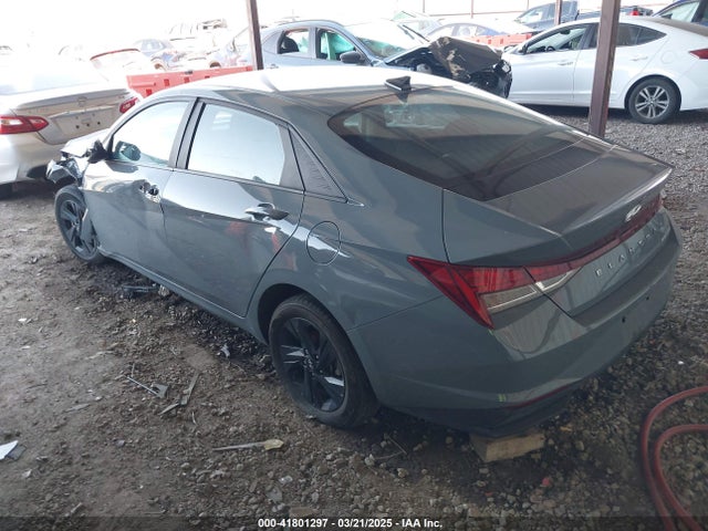 KMHLM4AJ6PU043451 Hyundai Elantra Hybrid Blue