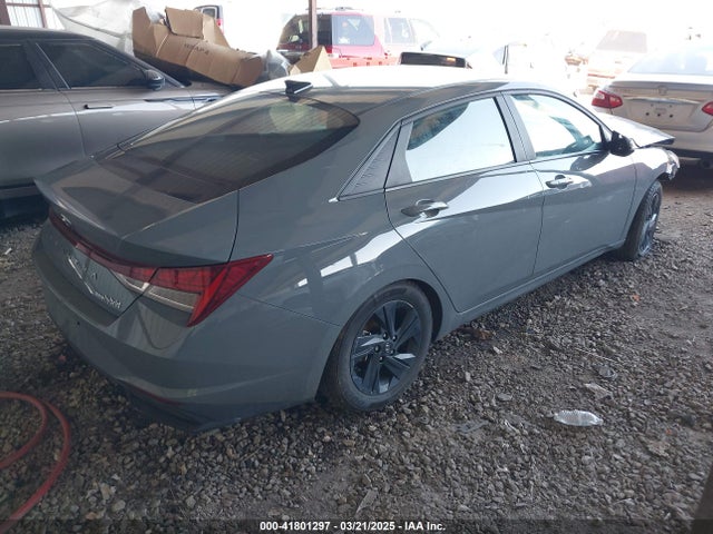 KMHLM4AJ6PU043451 Hyundai Elantra Hybrid Blue
