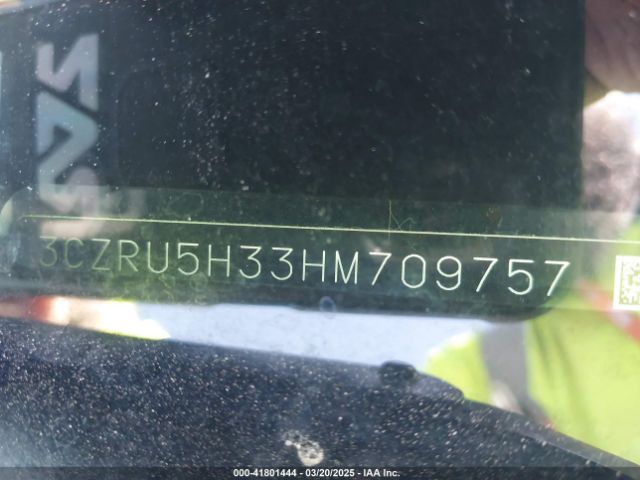 3CZRU5H33HM709757 Honda r18z9