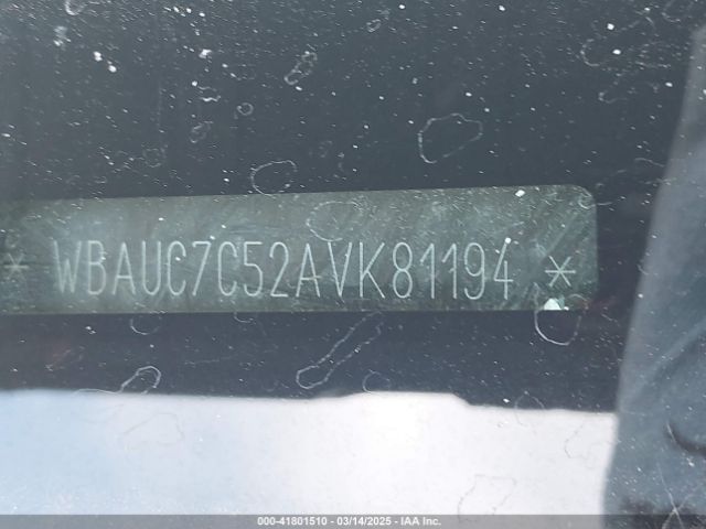 2010 BMW 135I WBAUC7C52AVK81194 Photo 8