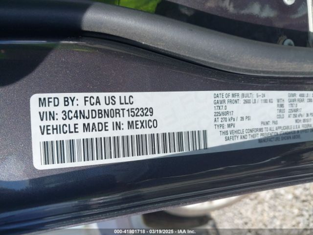 3C4NJDBN0RT152329 Jeep Compass Latitude 4x4