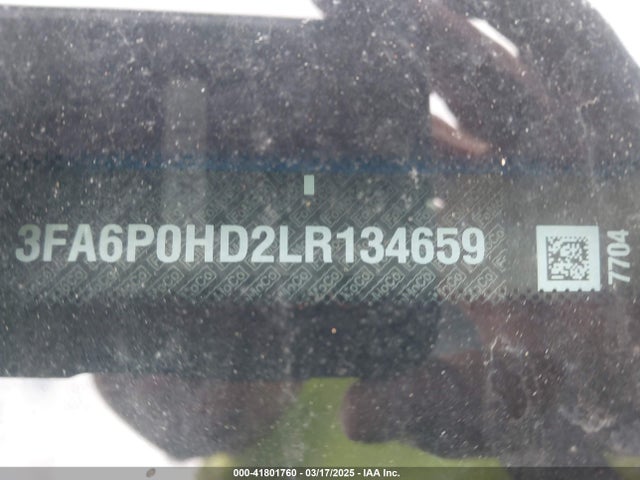 3FA6P0HD2LR134659 Ford FUSION SE