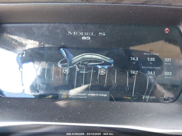 5YJSA1H11EFP47897 Tesla Model S P85