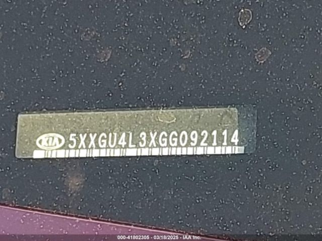 5XXGU4L3XGG092114 KIA OPTIMA EX