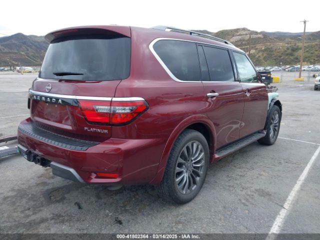 JN8AY2DA6M9373352 Nissan Armada Platinum 2wd