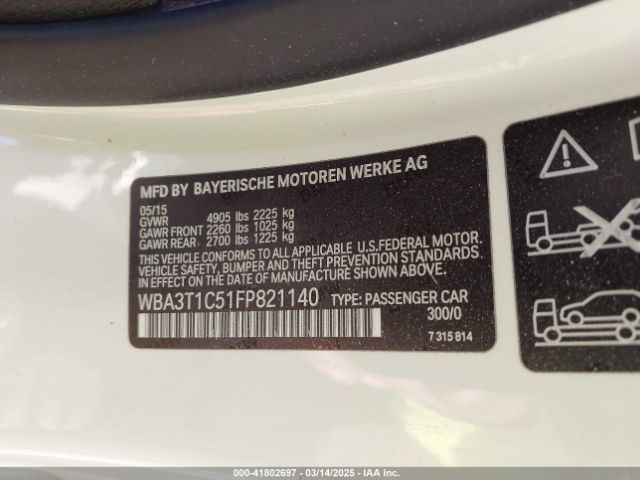 WBA3T1C51FP821140 BMW 428i Xdrive