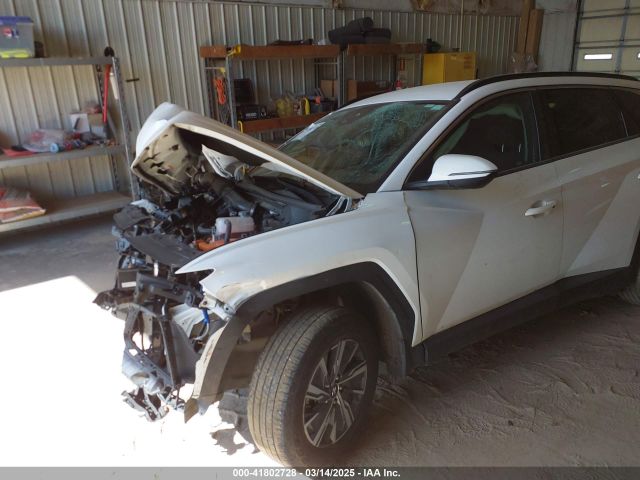 KM8JBCA1XNU029511 Hyundai Tucson Hybrid Blue