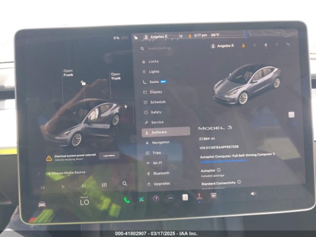5YJ3E1EA4PF657238 Tesla Model 3 Rear-wheel Drive