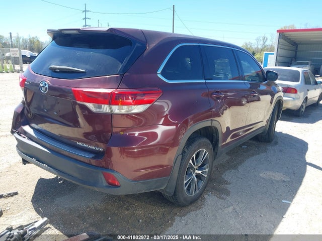 5TDZARFH6KS043814 Toyota Highlander Le