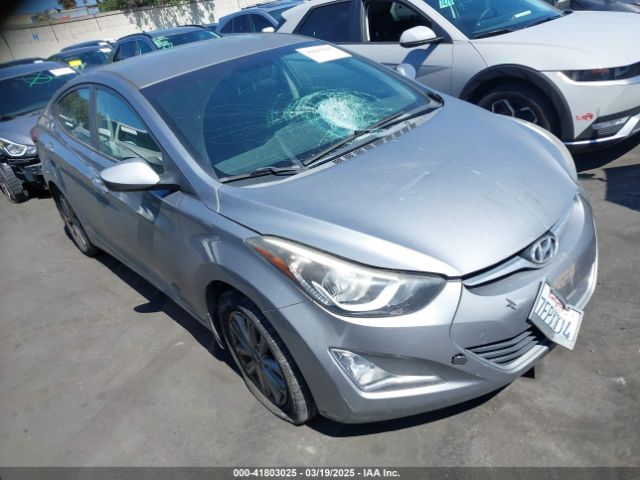 Auction sale of the 2014 Hyundai Elantra Se, vin: KMHDH4AEXEU167411, lot number: 41803025