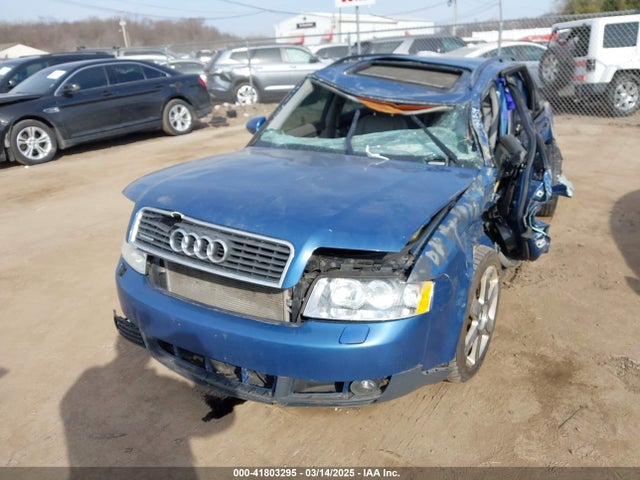 2003 AUDI A4 WAUVC68E83A326141 Photo 1