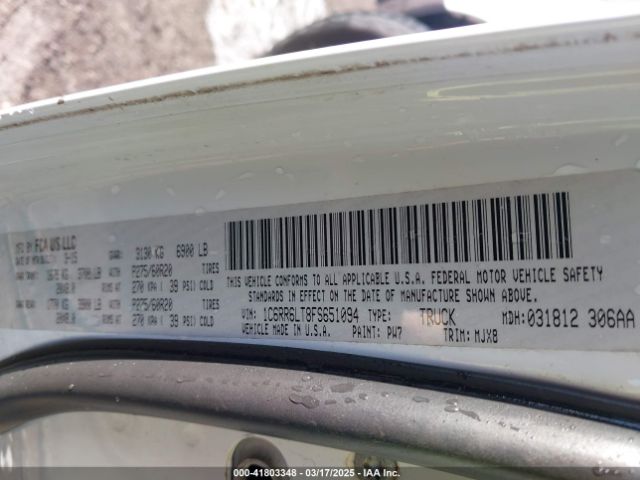 1C6RR6LT8FS651094 RAM 1500 Big Horn