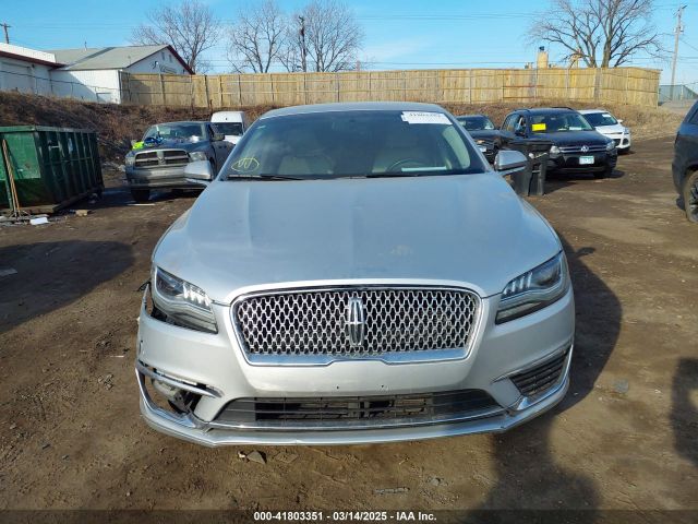 3LN6L5A96HR650552 Lincoln Mkz Premiere