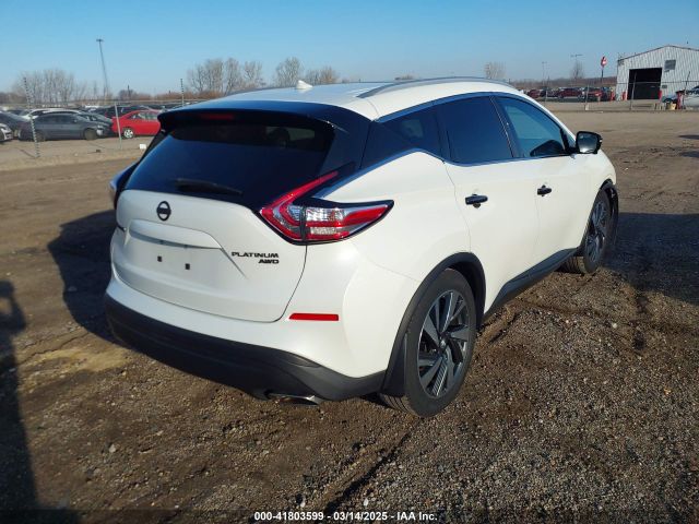 5N1AZ2MH1FN271128 Nissan Murano Platinum