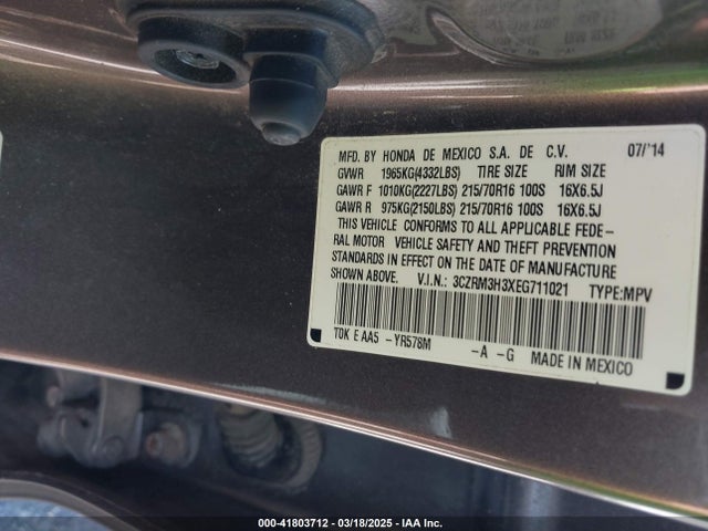 3CZRM3H3XEG711021 Honda CR-V LX