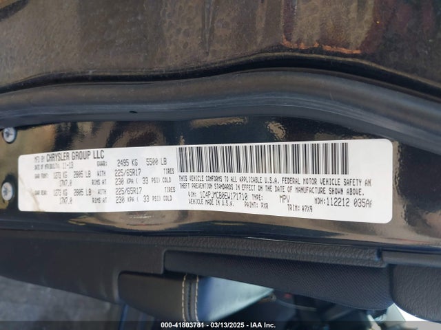 1C4PJMCB0EW171710 Jeep Cherokee Latitude