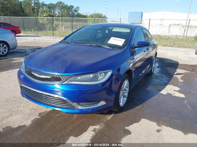 2015 Chrysler 200 Limited მანქანა იყიდება აუქციონზე, vin: 1C3CCCAB0FN704267, აუქციონის ნომერი: 41803916