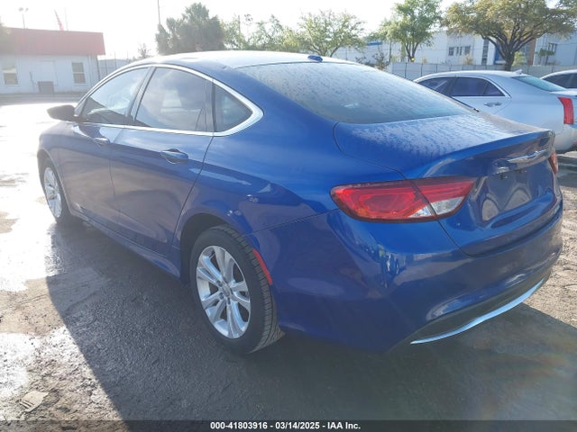 2015 Chrysler 200 Limited მანქანა იყიდება აუქციონზე, vin: 1C3CCCAB0FN704267, აუქციონის ნომერი: 41803916