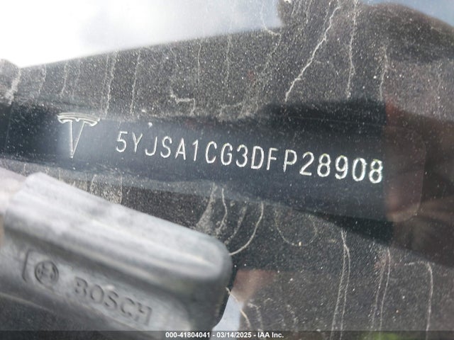 2013 TESLA MODEL S 5YJSA1CG3DFP28908 Photo 8