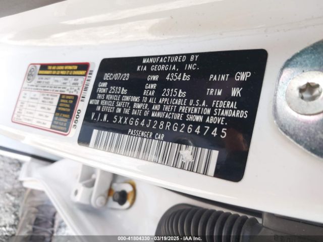 5XXG64J28RG264745 KIA K5 Gt-line