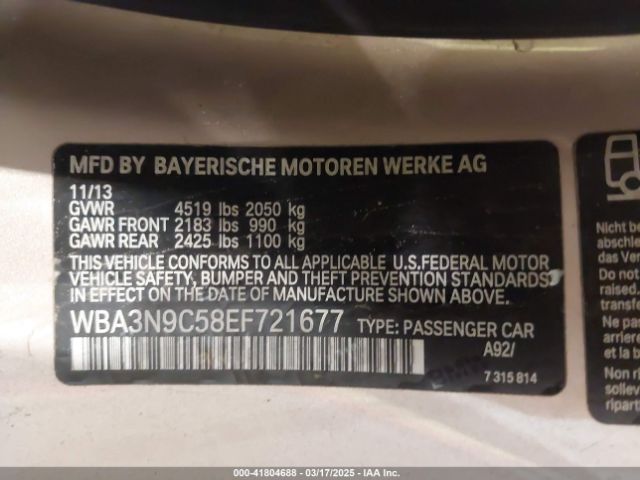 WBA3N9C58EF721677 BMW 428i Xdrive