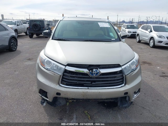 5TDDCRFH0GS015485 Toyota Highlander Hybrid Limited Platinum V6