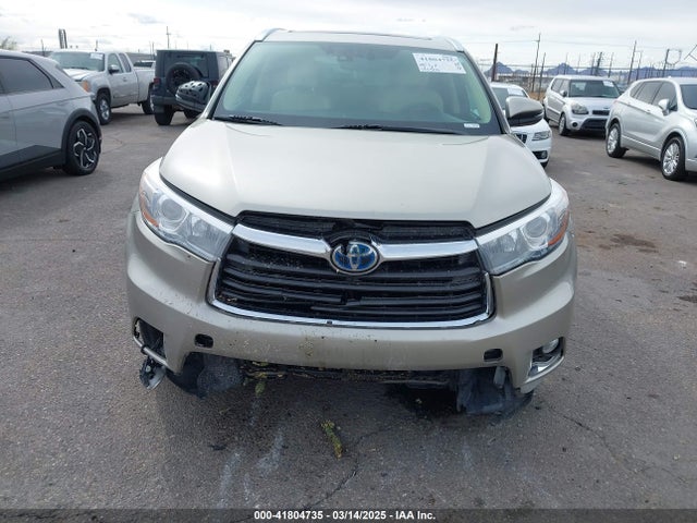 5TDDCRFH0GS015485 Toyota Highlander Hybrid Limited Platinum V6