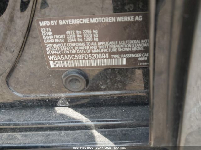 WBA5A5C58FD520694 BMW 528I
