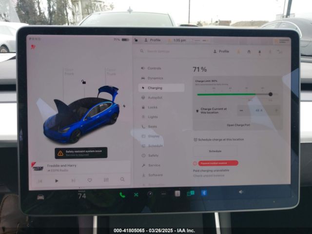 5YJ3E1EB9LF744684 Tesla Model 3 Long Range Dual Motor All-wheel Drive