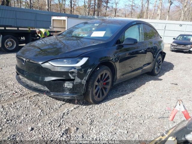 7SAXCBE60RF447492 Tesla Model X Plaid Tri Motor All-wheel Drive