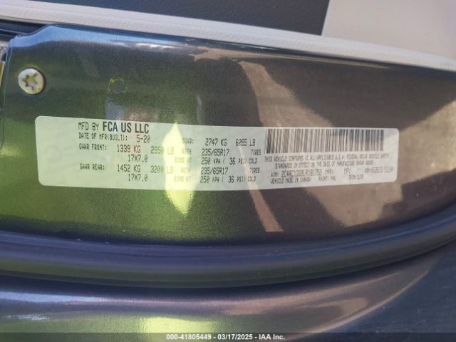 2020 CHRYSLER VOYAGER 2C4RC1DG9LR181752 Photo 8